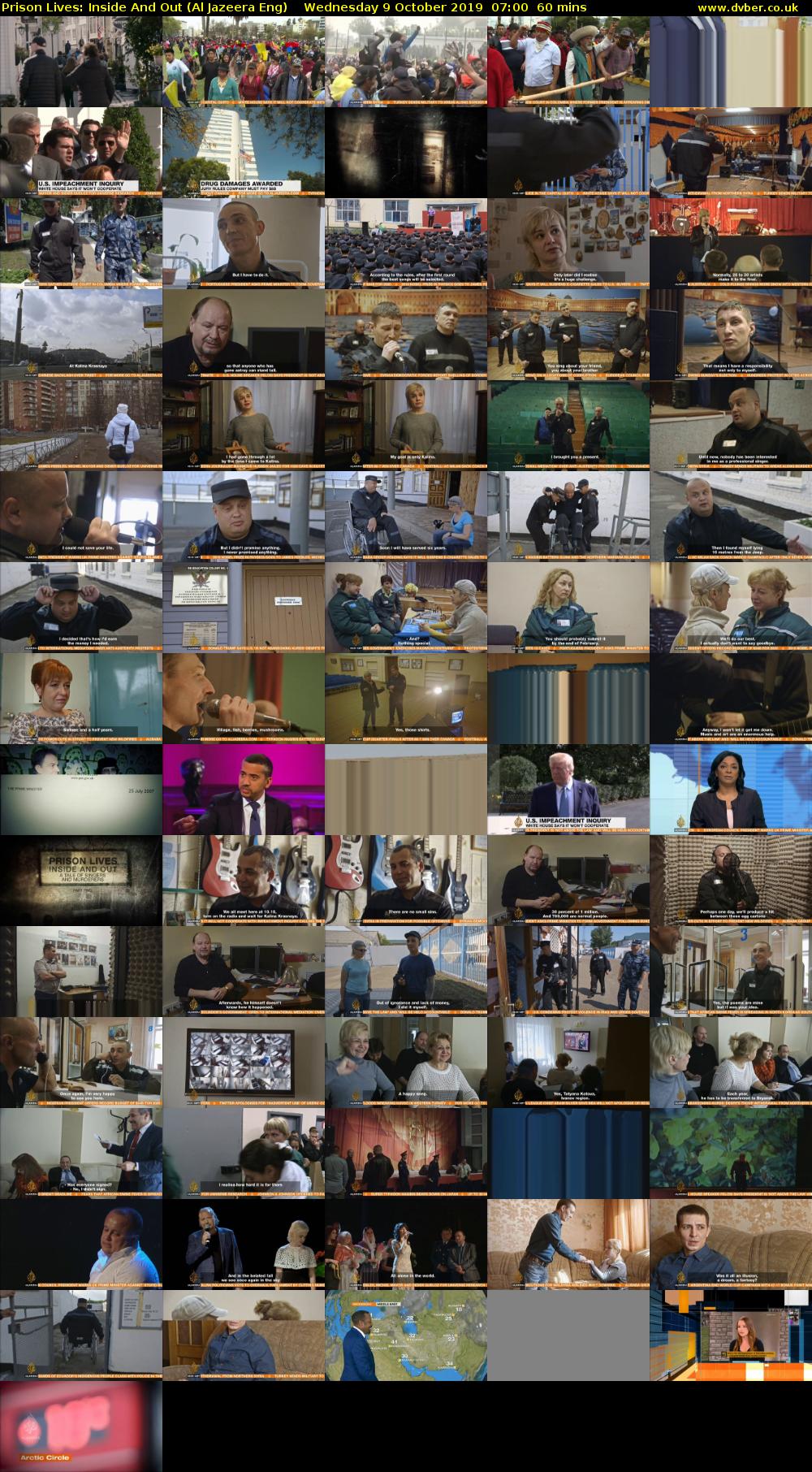 Prison Lives: Inside And Out (Al Jazeera Eng) Wednesday 9 October 2019 07:00 - 08:00