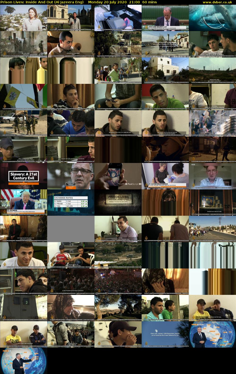 Prison Lives: Inside And Out (Al Jazeera Eng) Monday 20 July 2020 21:00 - 22:00