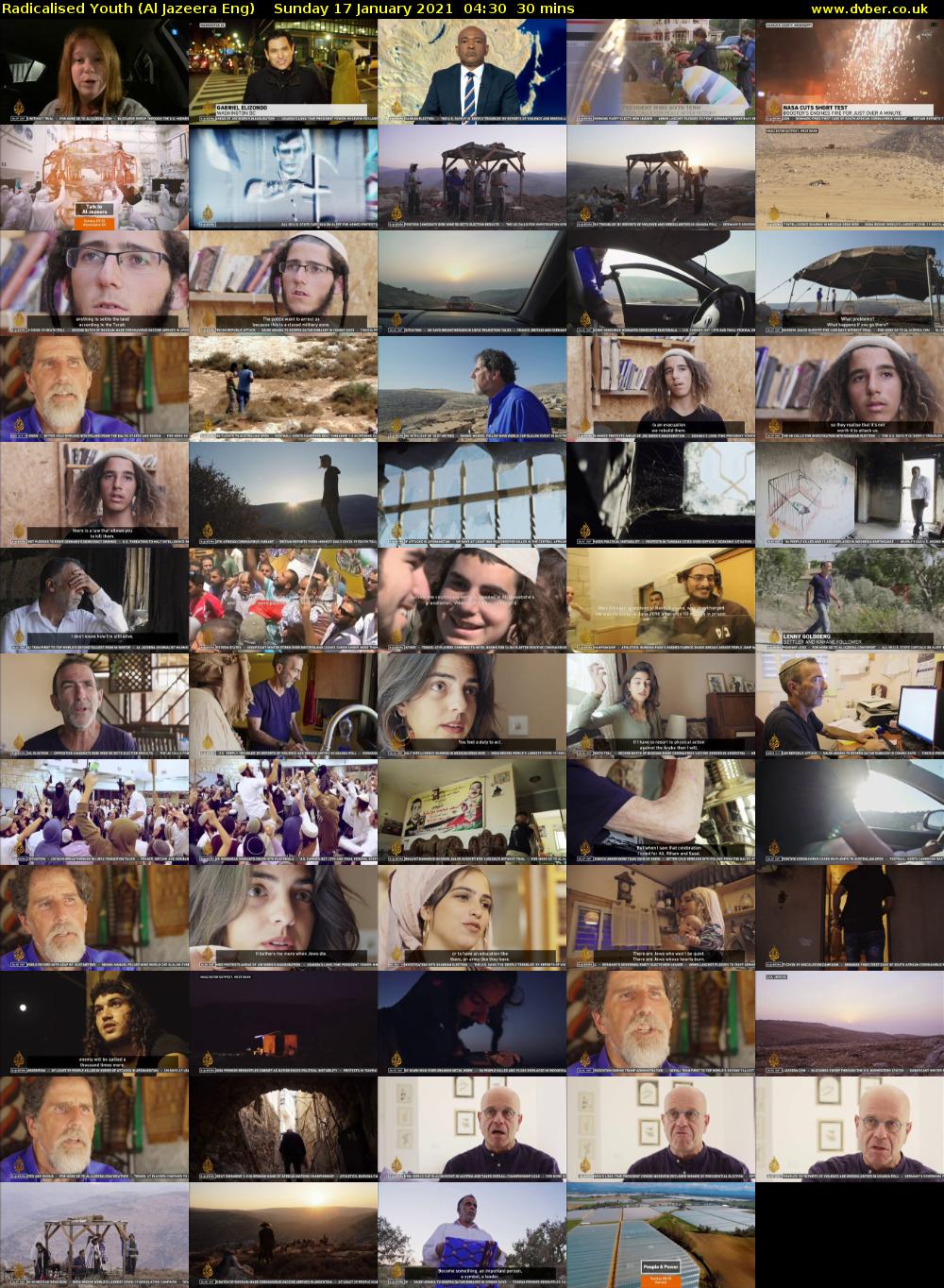 Radicalised Youth (Al Jazeera Eng) Sunday 17 January 2021 04:30 - 05:00