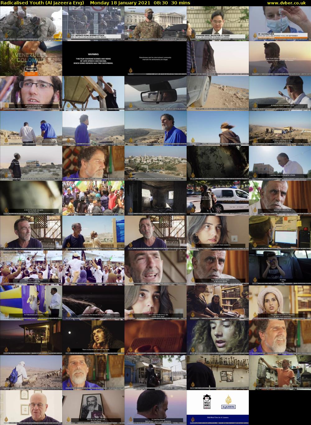 Radicalised Youth (Al Jazeera Eng) Monday 18 January 2021 08:30 - 09:00