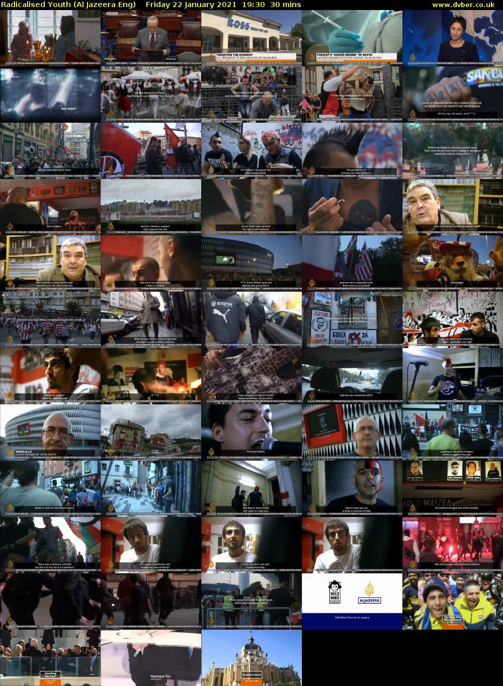Radicalised Youth (Al Jazeera Eng) Friday 22 January 2021 19:30 - 20:00