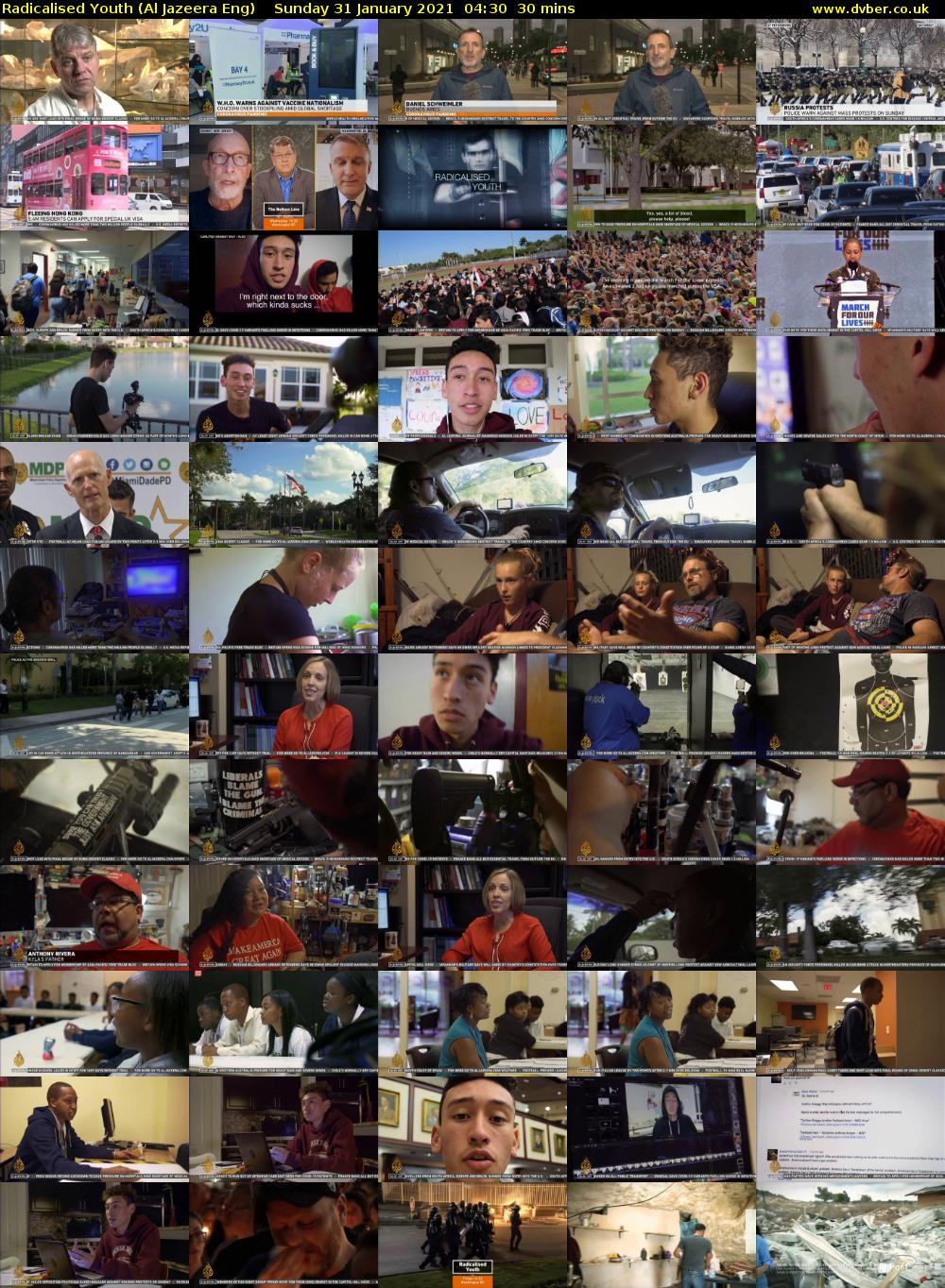 Radicalised Youth (Al Jazeera Eng) Sunday 31 January 2021 04:30 - 05:00