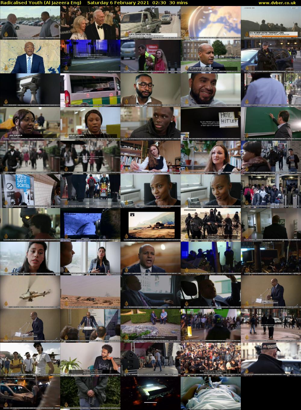 Radicalised Youth (Al Jazeera Eng) Saturday 6 February 2021 02:30 - 03:00