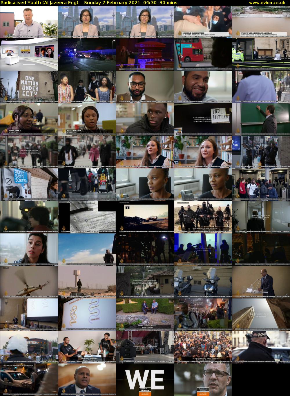 Radicalised Youth (Al Jazeera Eng) Sunday 7 February 2021 04:30 - 05:00