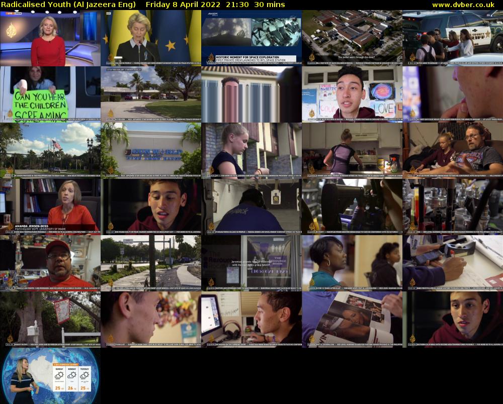 Radicalised Youth (Al Jazeera Eng) Friday 8 April 2022 21:30 - 22:00