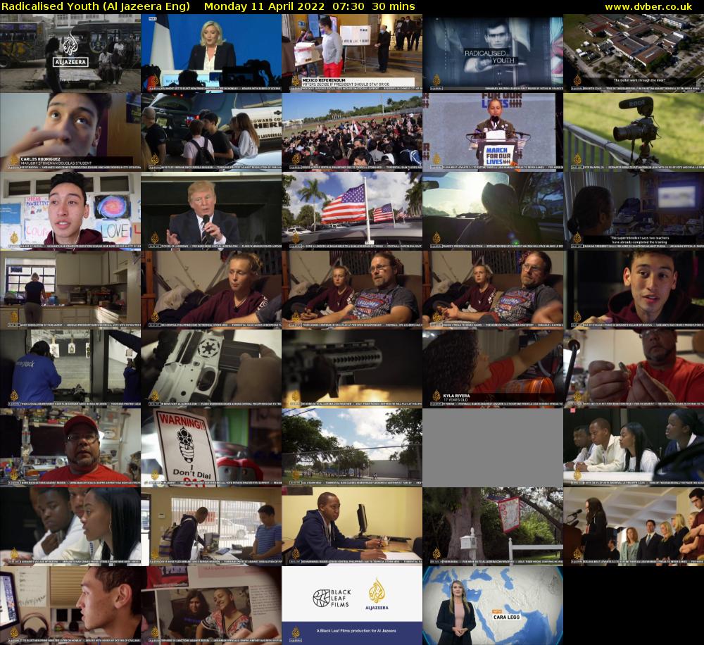 Radicalised Youth (Al Jazeera Eng) Monday 11 April 2022 07:30 - 08:00