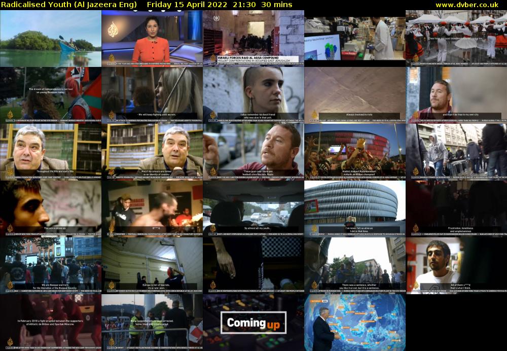 Radicalised Youth (Al Jazeera Eng) Friday 15 April 2022 21:30 - 22:00