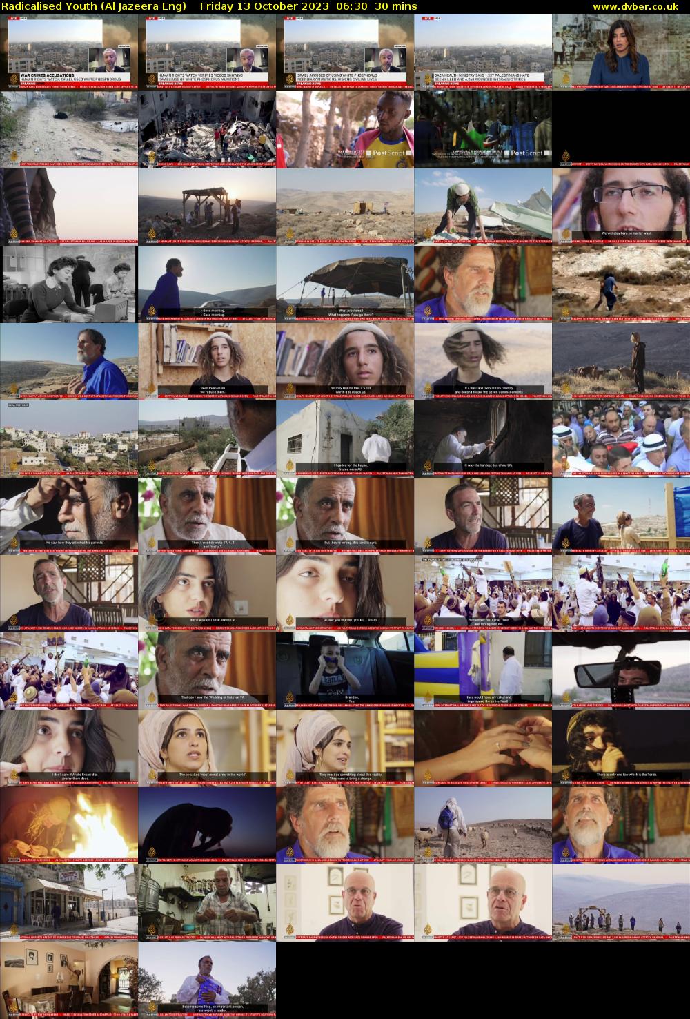 Radicalised Youth (Al Jazeera Eng) Friday 13 October 2023 06:30 - 07:00