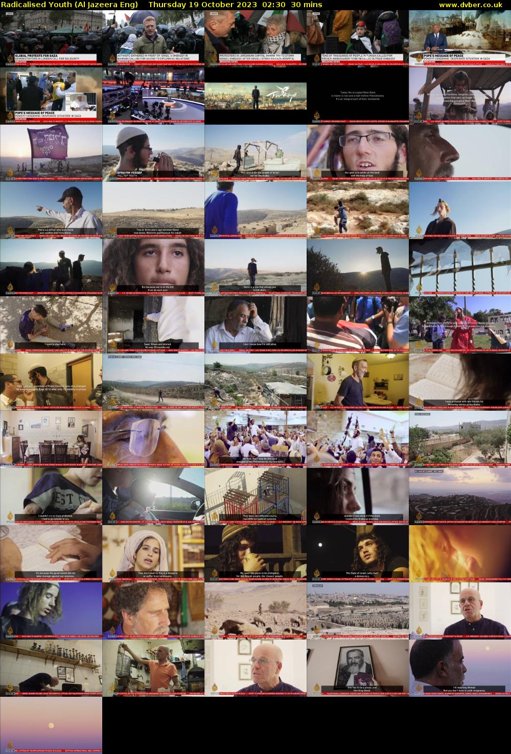 Radicalised Youth (Al Jazeera Eng) Thursday 19 October 2023 02:30 - 03:00