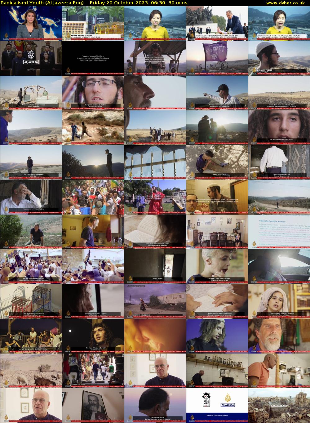Radicalised Youth (Al Jazeera Eng) Friday 20 October 2023 06:30 - 07:00