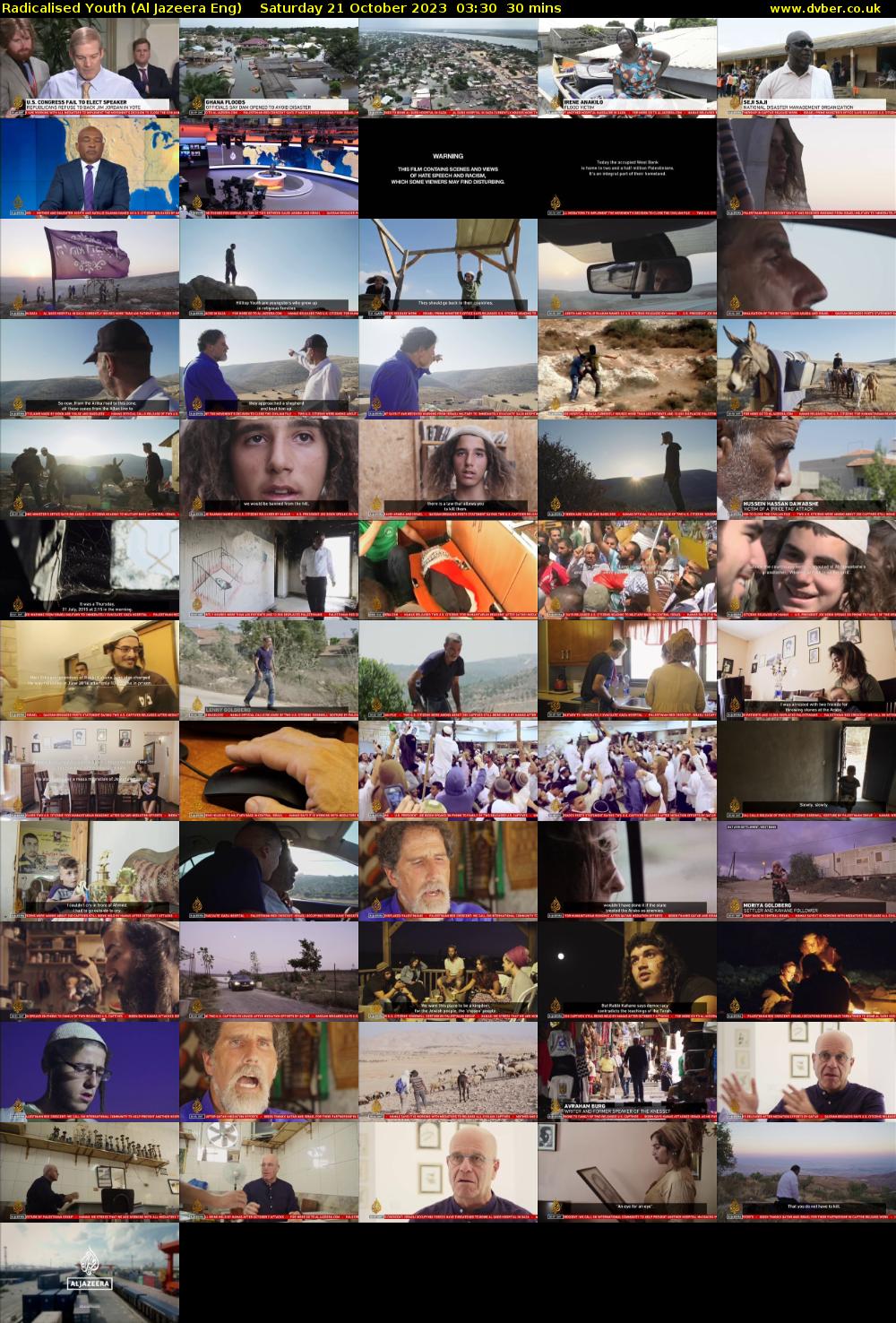 Radicalised Youth (Al Jazeera Eng) Saturday 21 October 2023 03:30 - 04:00