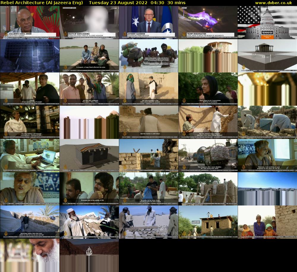 Rebel Architecture (Al Jazeera Eng) Tuesday 23 August 2022 04:30 - 05:00