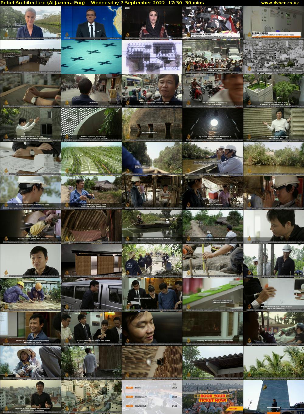 Rebel Architecture (Al Jazeera Eng) Wednesday 7 September 2022 17:30 - 18:00