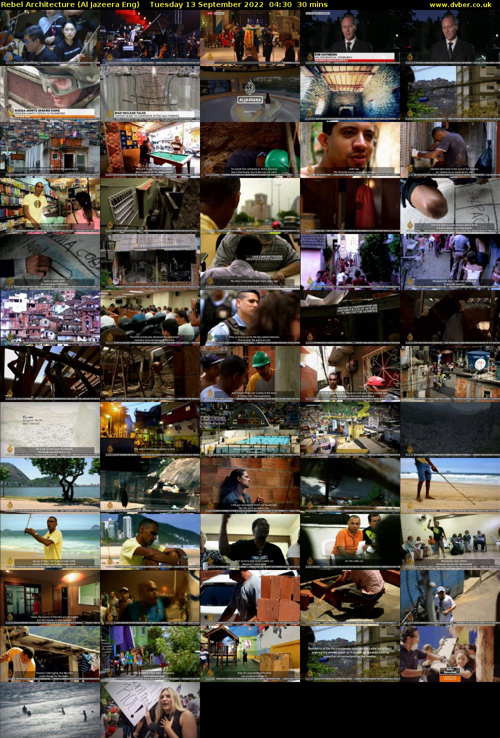 Rebel Architecture (Al Jazeera Eng) Tuesday 13 September 2022 04:30 - 05:00