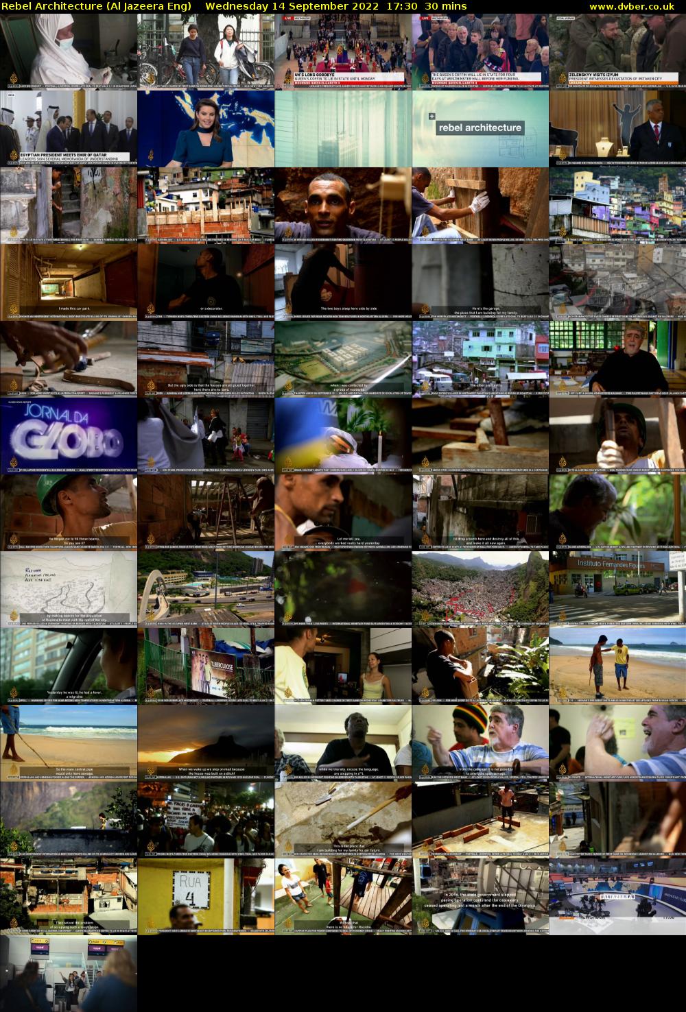 Rebel Architecture (Al Jazeera Eng) Wednesday 14 September 2022 17:30 - 18:00