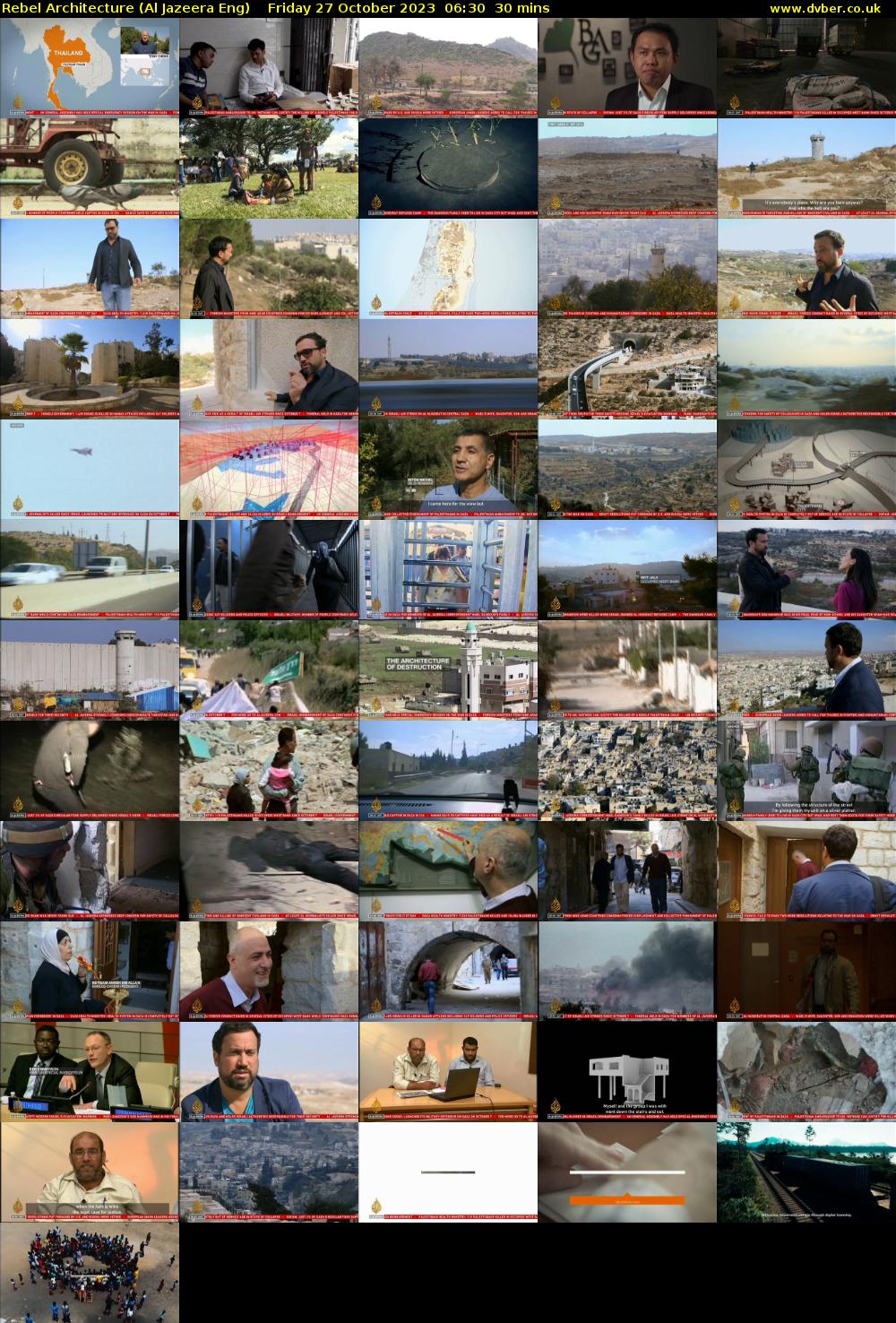 Rebel Architecture (Al Jazeera Eng) Friday 27 October 2023 06:30 - 07:00