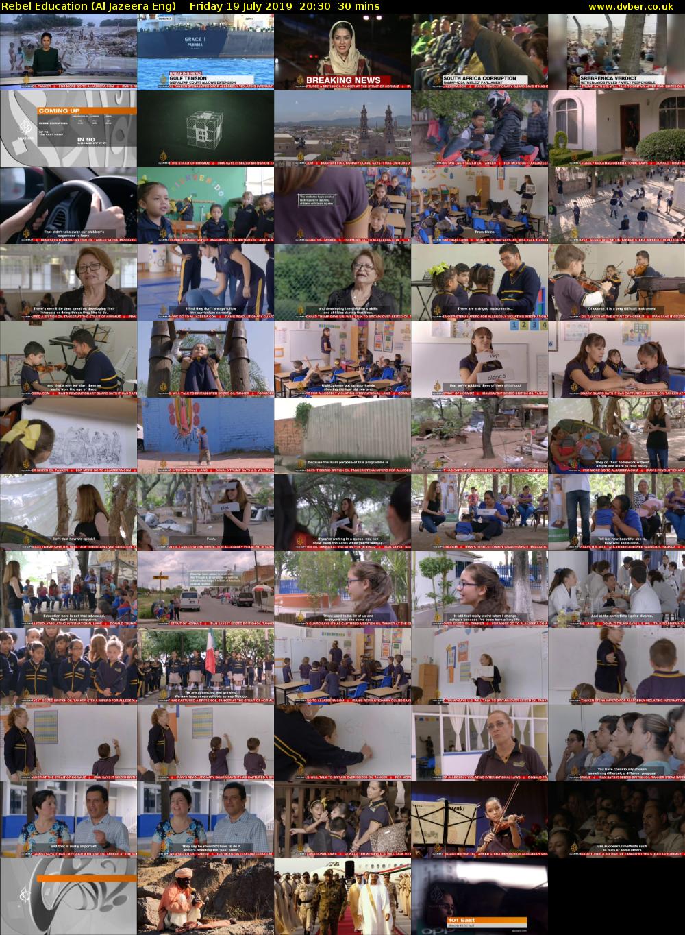 Rebel Education (Al Jazeera Eng) Friday 19 July 2019 20:30 - 21:00