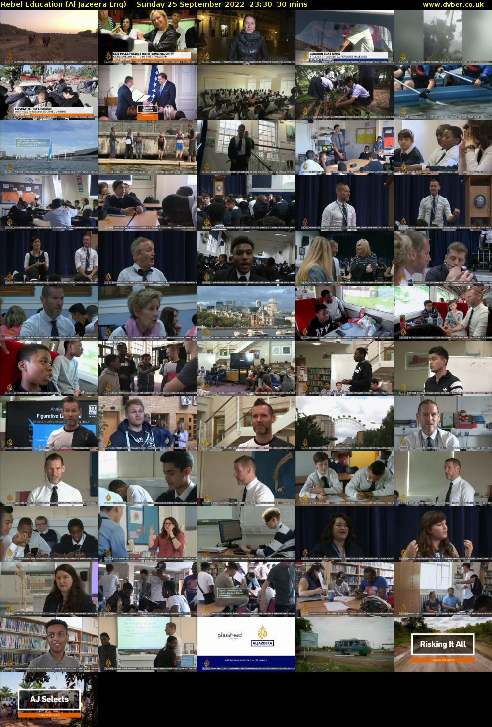 Rebel Education (Al Jazeera Eng) Sunday 25 September 2022 23:30 - 00:00