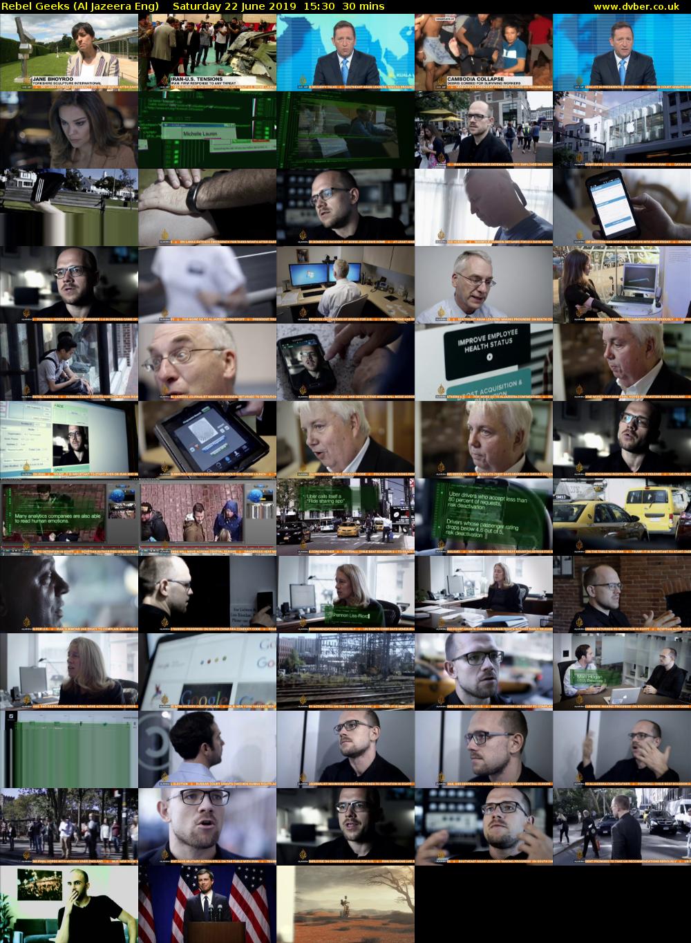 Rebel Geeks (Al Jazeera Eng) Saturday 22 June 2019 15:30 - 16:00