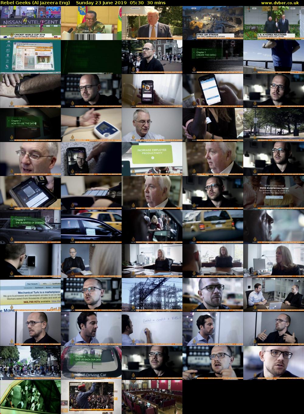 Rebel Geeks (Al Jazeera Eng) Sunday 23 June 2019 05:30 - 06:00