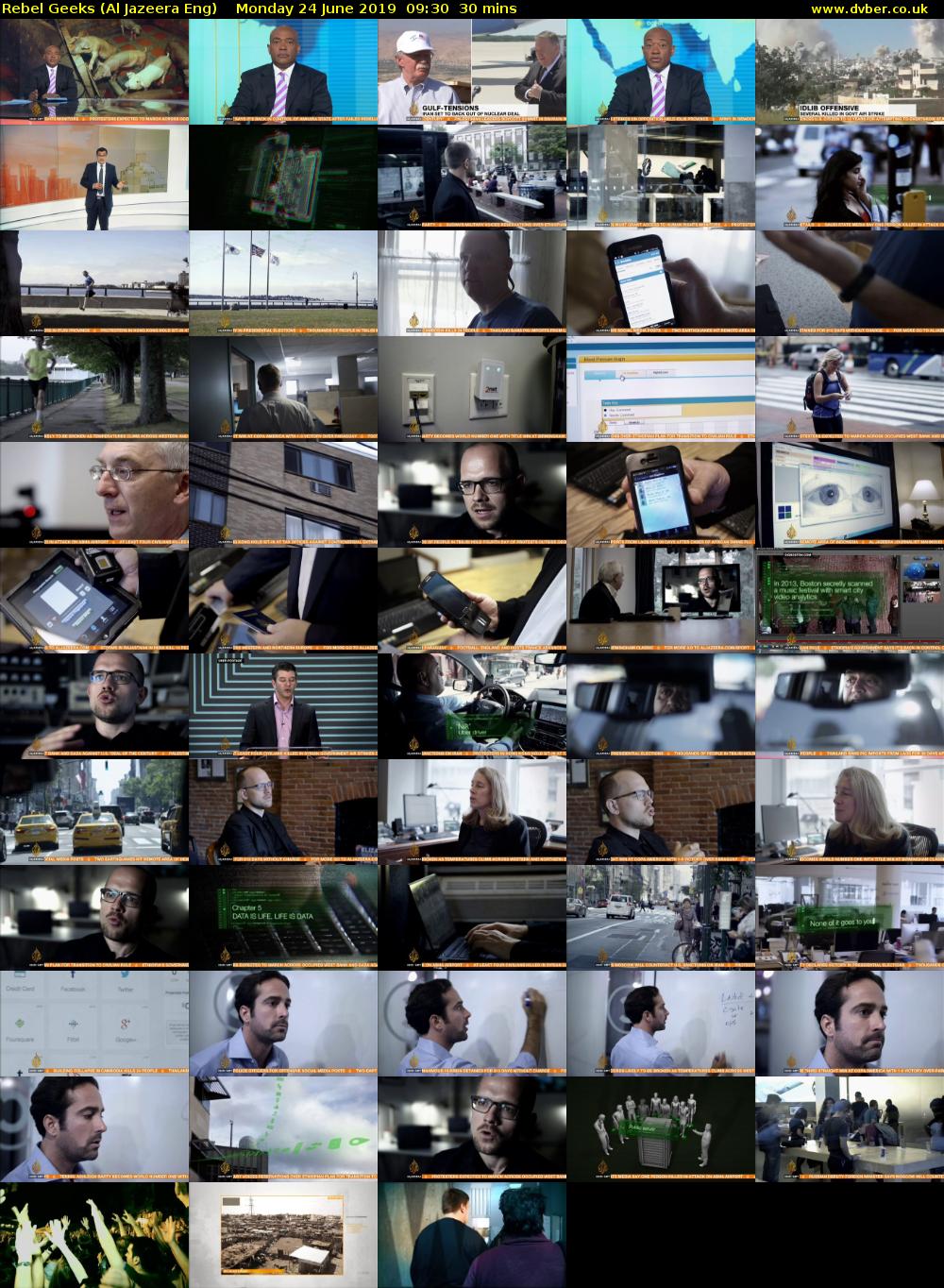Rebel Geeks (Al Jazeera Eng) Monday 24 June 2019 09:30 - 10:00