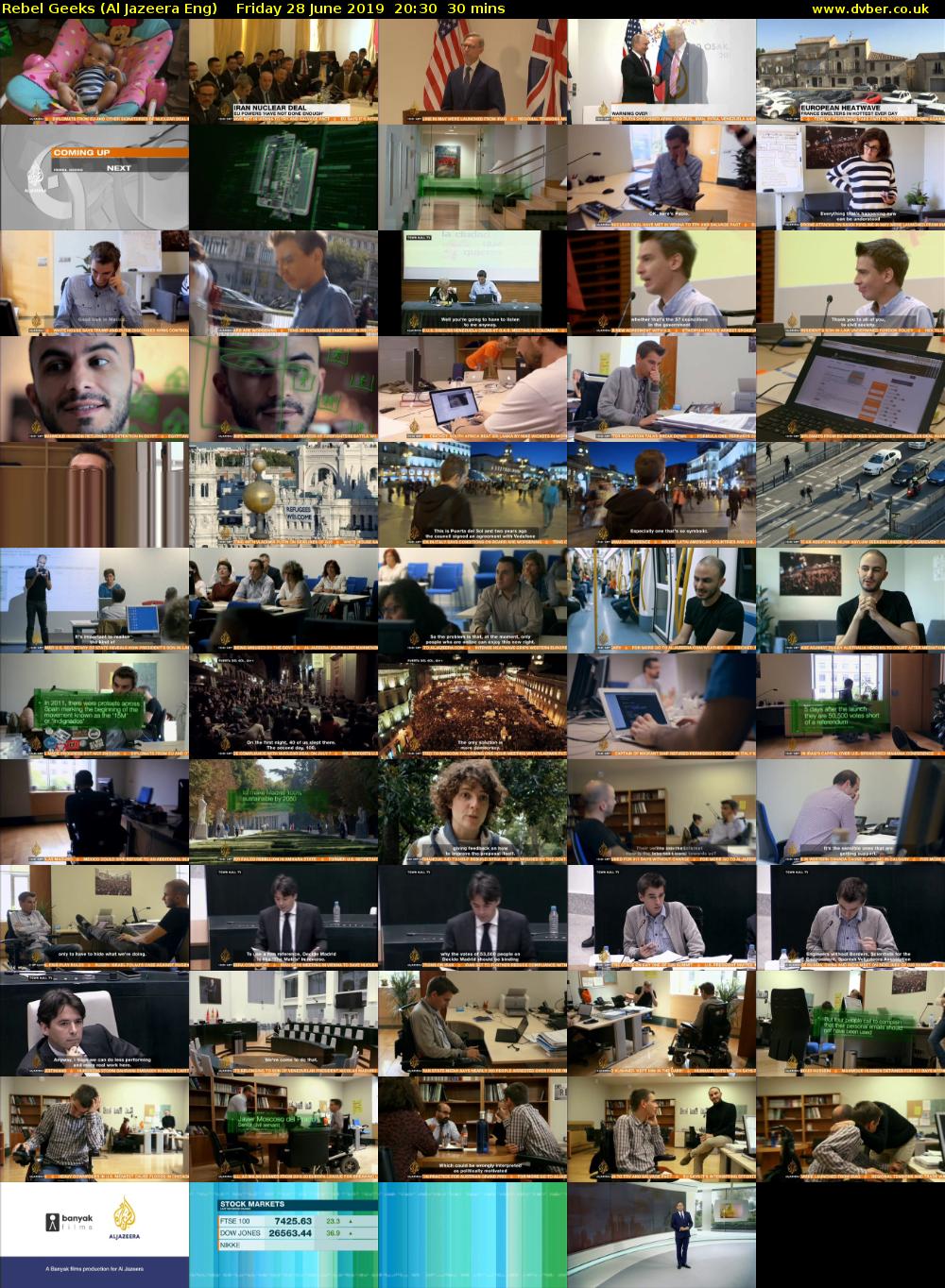 Rebel Geeks (Al Jazeera Eng) Friday 28 June 2019 20:30 - 21:00