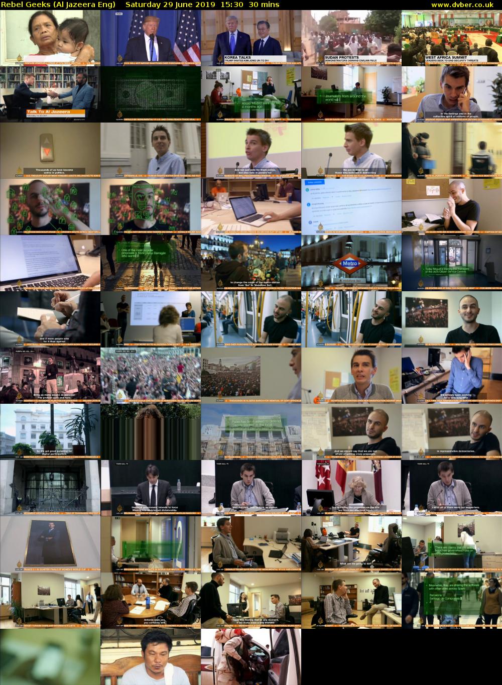 Rebel Geeks (Al Jazeera Eng) Saturday 29 June 2019 15:30 - 16:00