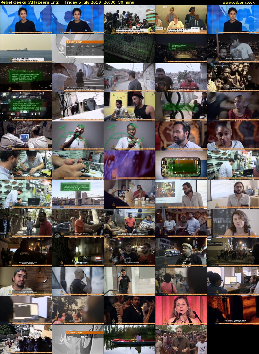 Rebel Geeks (Al Jazeera Eng) Friday 5 July 2019 20:30 - 21:00