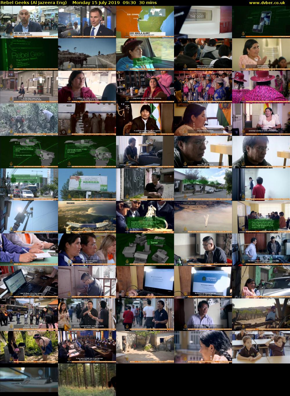Rebel Geeks (Al Jazeera Eng) Monday 15 July 2019 09:30 - 10:00