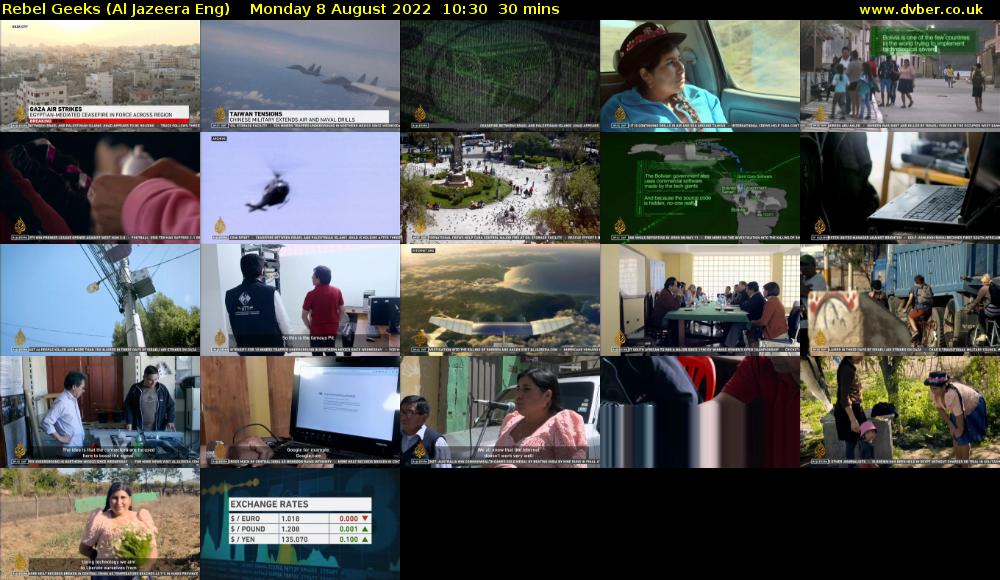 Rebel Geeks (Al Jazeera Eng) Monday 8 August 2022 10:30 - 11:00