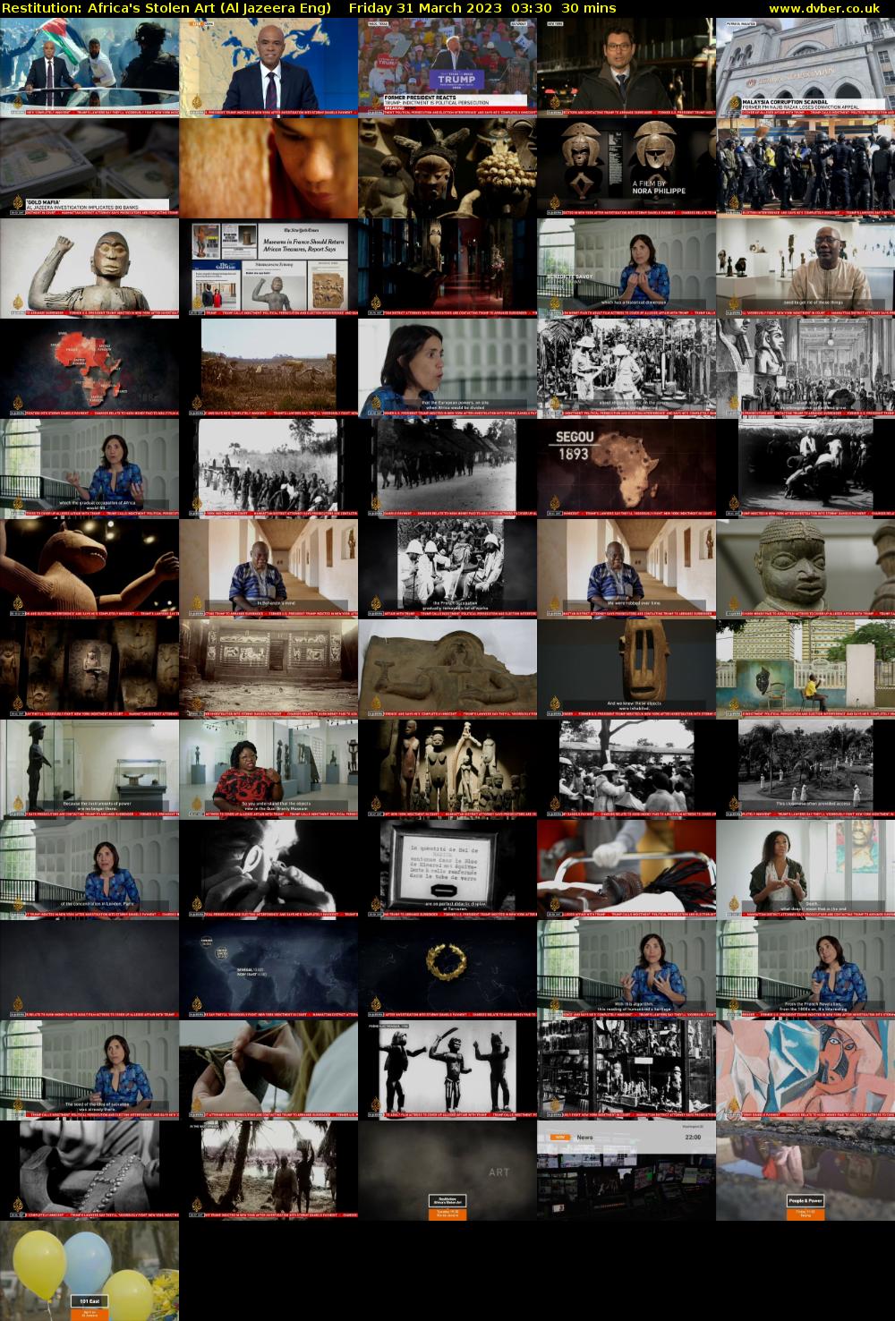 Restitution: Africa's Stolen Art (Al Jazeera Eng) Friday 31 March 2023 03:30 - 04:00