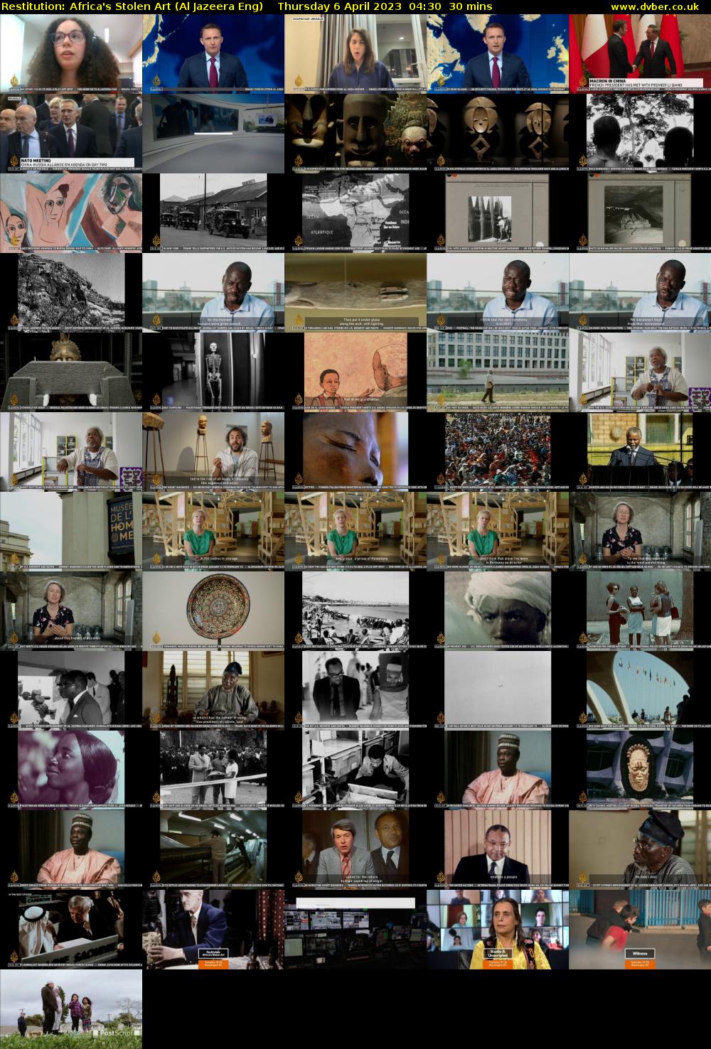 Restitution: Africa's Stolen Art (Al Jazeera Eng) Thursday 6 April 2023 04:30 - 05:00