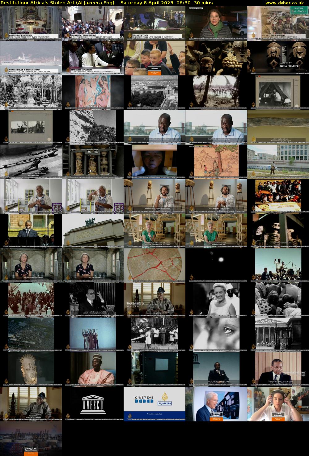 Restitution: Africa's Stolen Art (Al Jazeera Eng) Saturday 8 April 2023 06:30 - 07:00