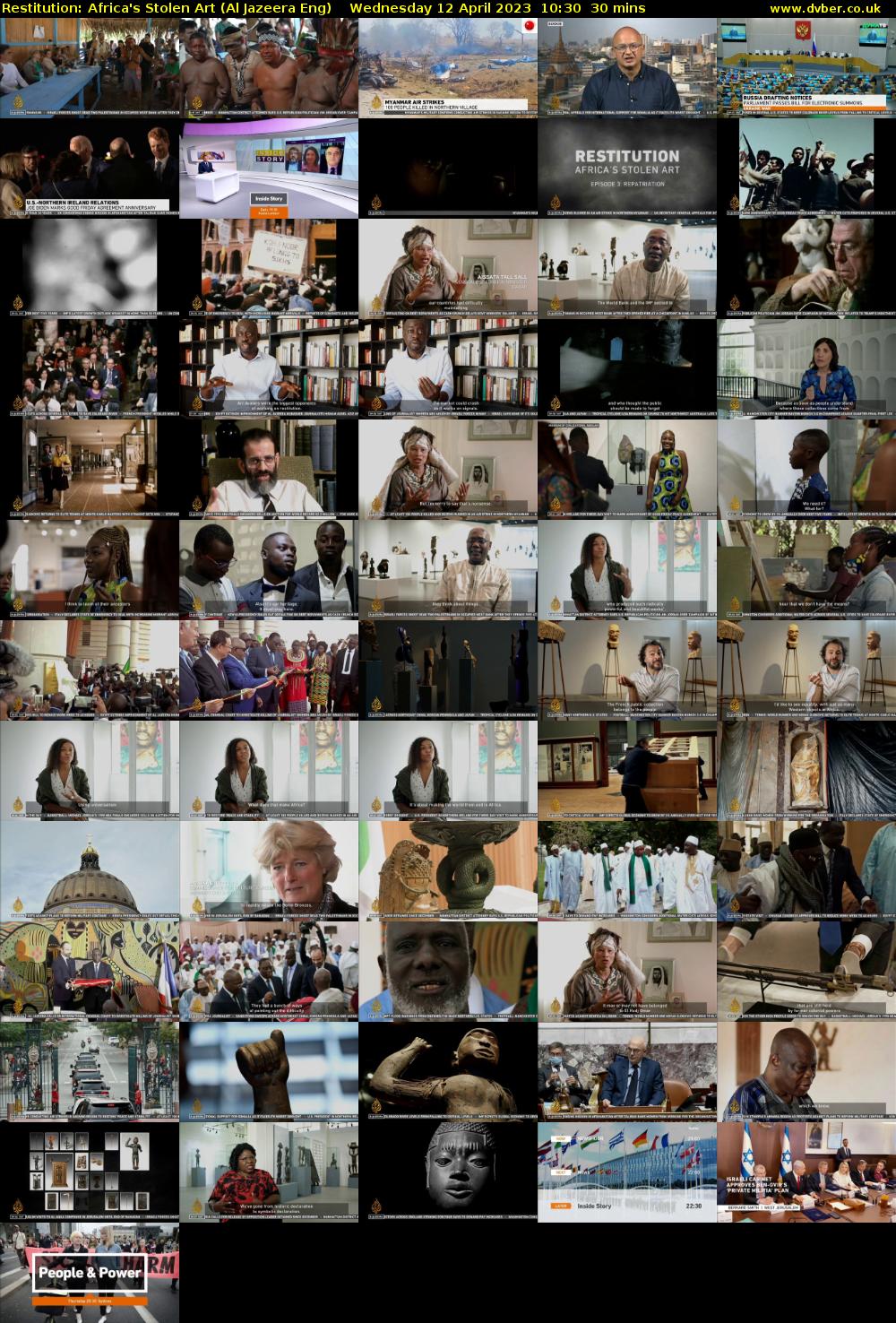 Restitution: Africa's Stolen Art (Al Jazeera Eng) Wednesday 12 April 2023 10:30 - 11:00