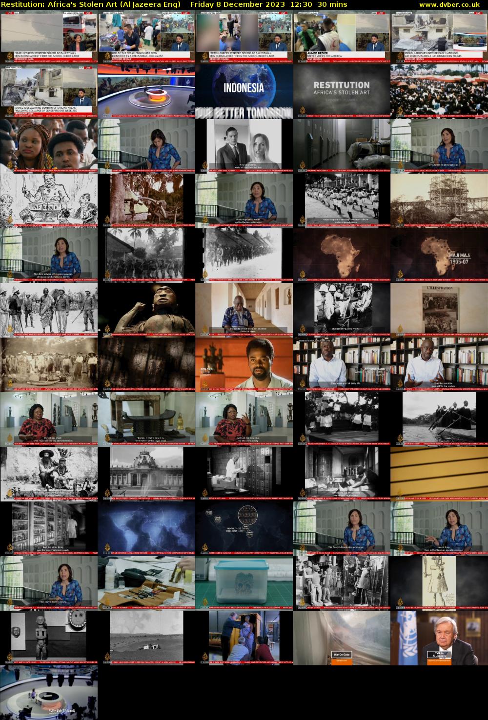 Restitution: Africa's Stolen Art (Al Jazeera Eng) Friday 8 December 2023 12:30 - 13:00