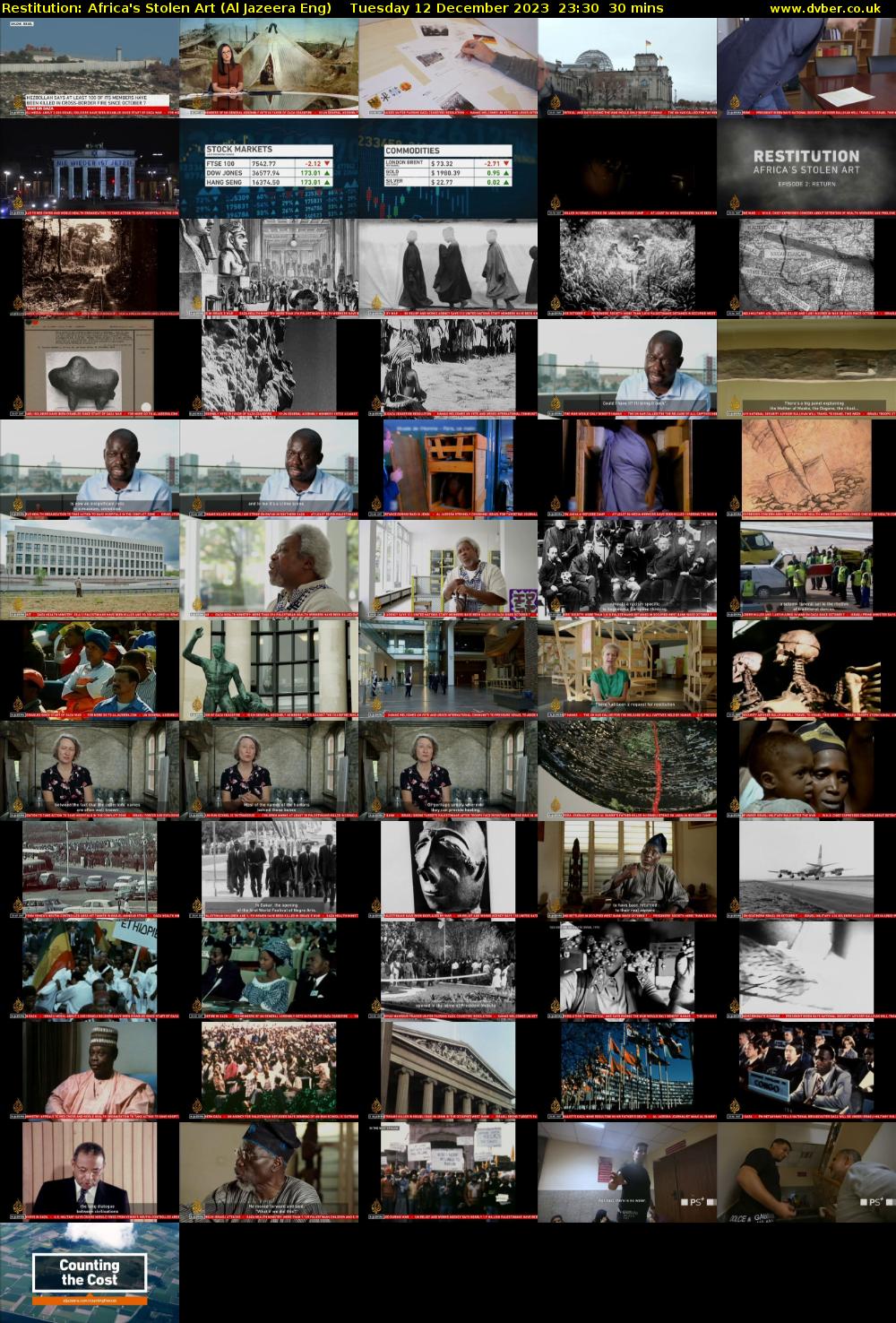Restitution: Africa's Stolen Art (Al Jazeera Eng) Tuesday 12 December 2023 23:30 - 00:00