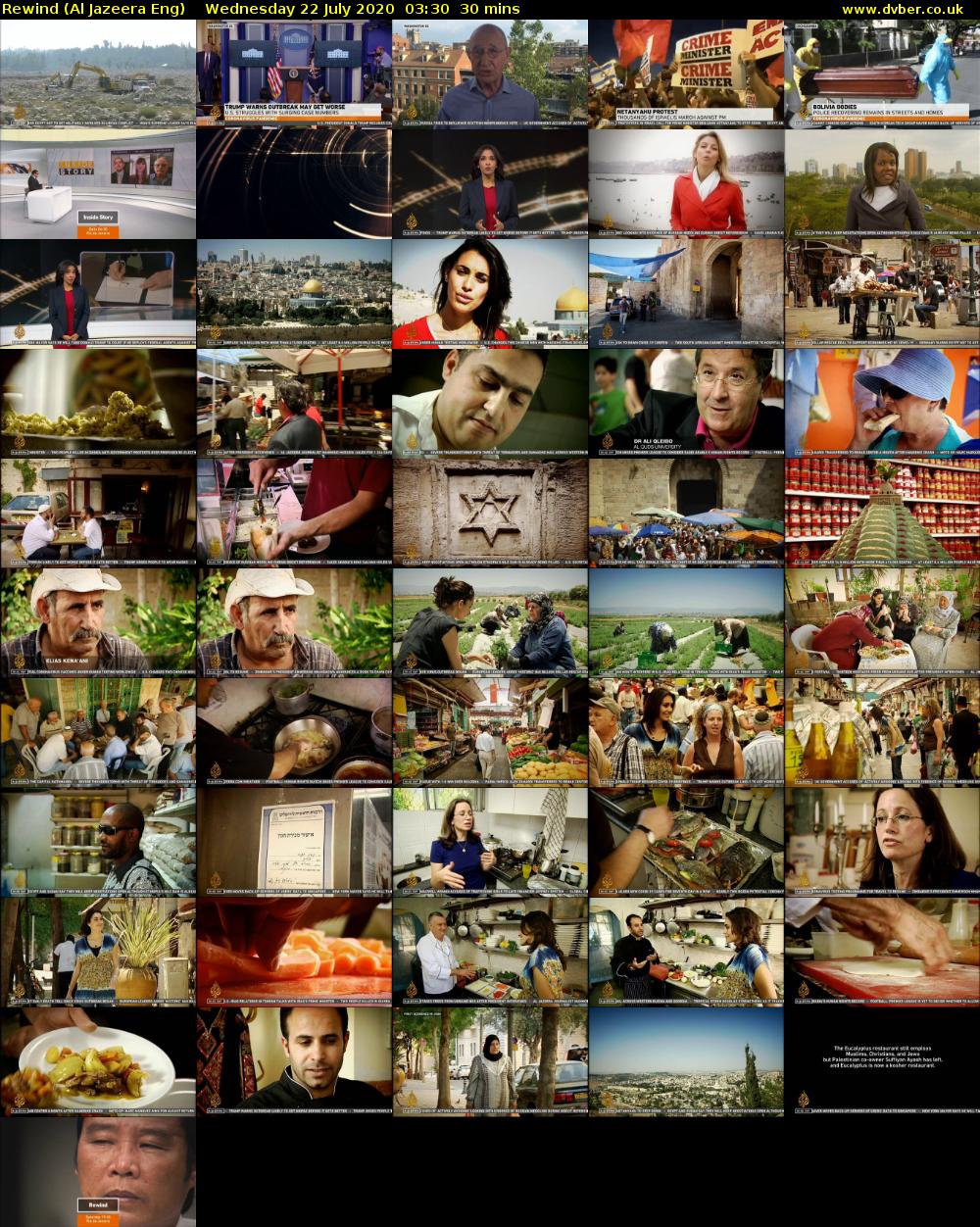 Rewind (Al Jazeera Eng) Wednesday 22 July 2020 03:30 - 04:00