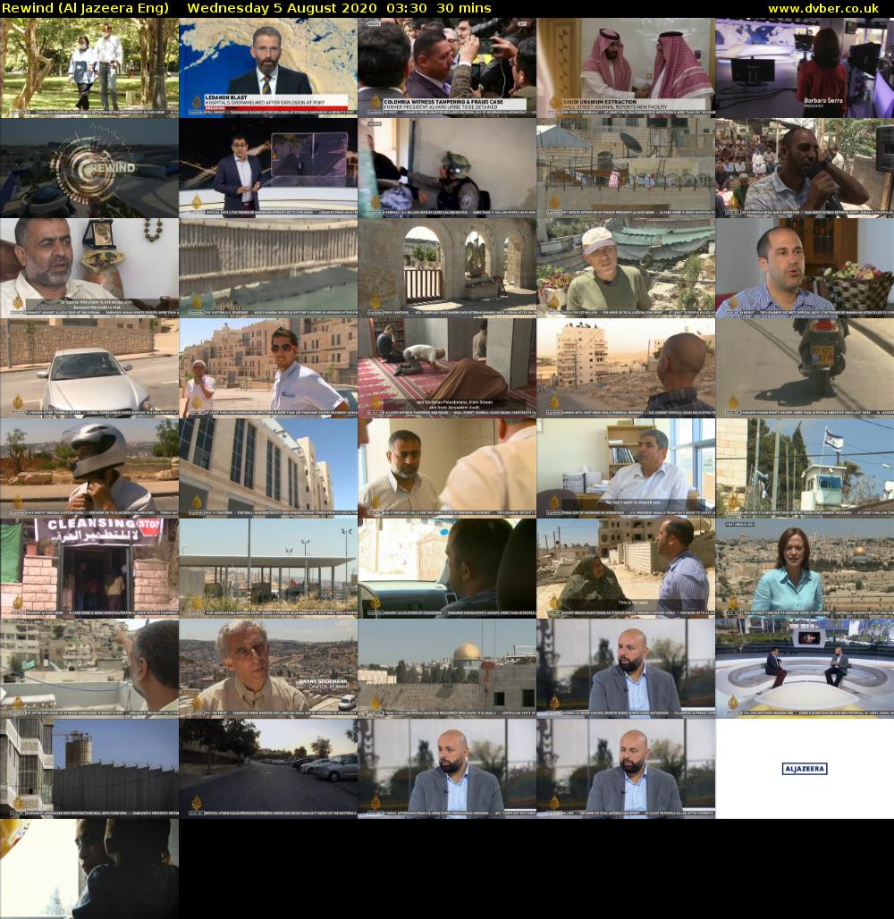 Rewind (Al Jazeera Eng) Wednesday 5 August 2020 03:30 - 04:00