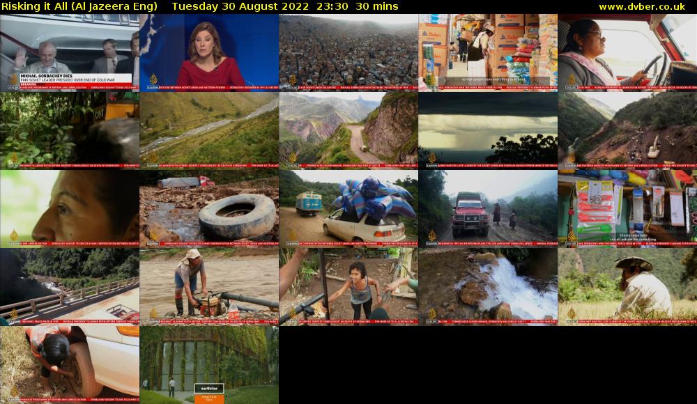 Risking it All (Al Jazeera Eng) Tuesday 30 August 2022 23:30 - 00:00