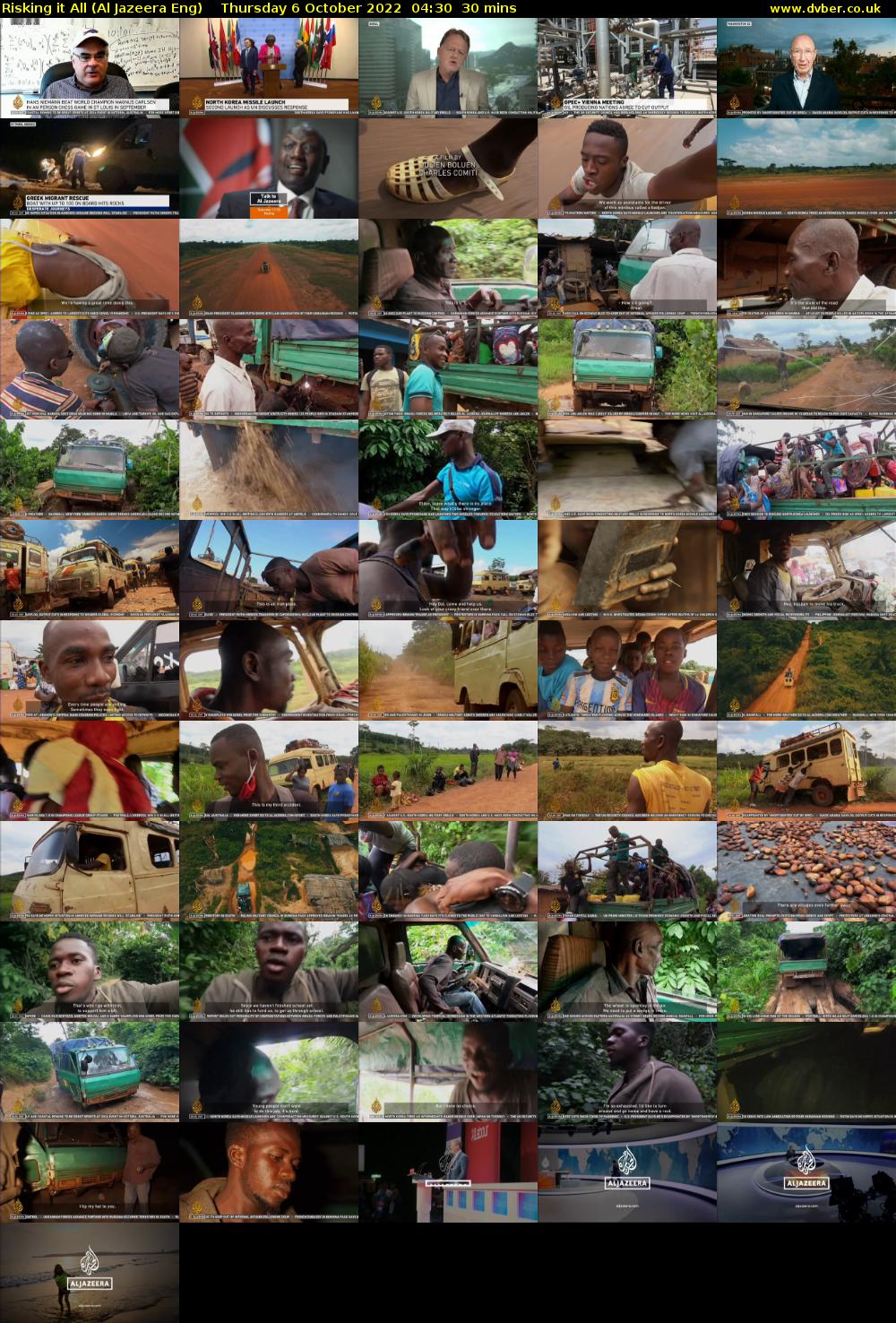 Risking it All (Al Jazeera Eng) Thursday 6 October 2022 04:30 - 05:00