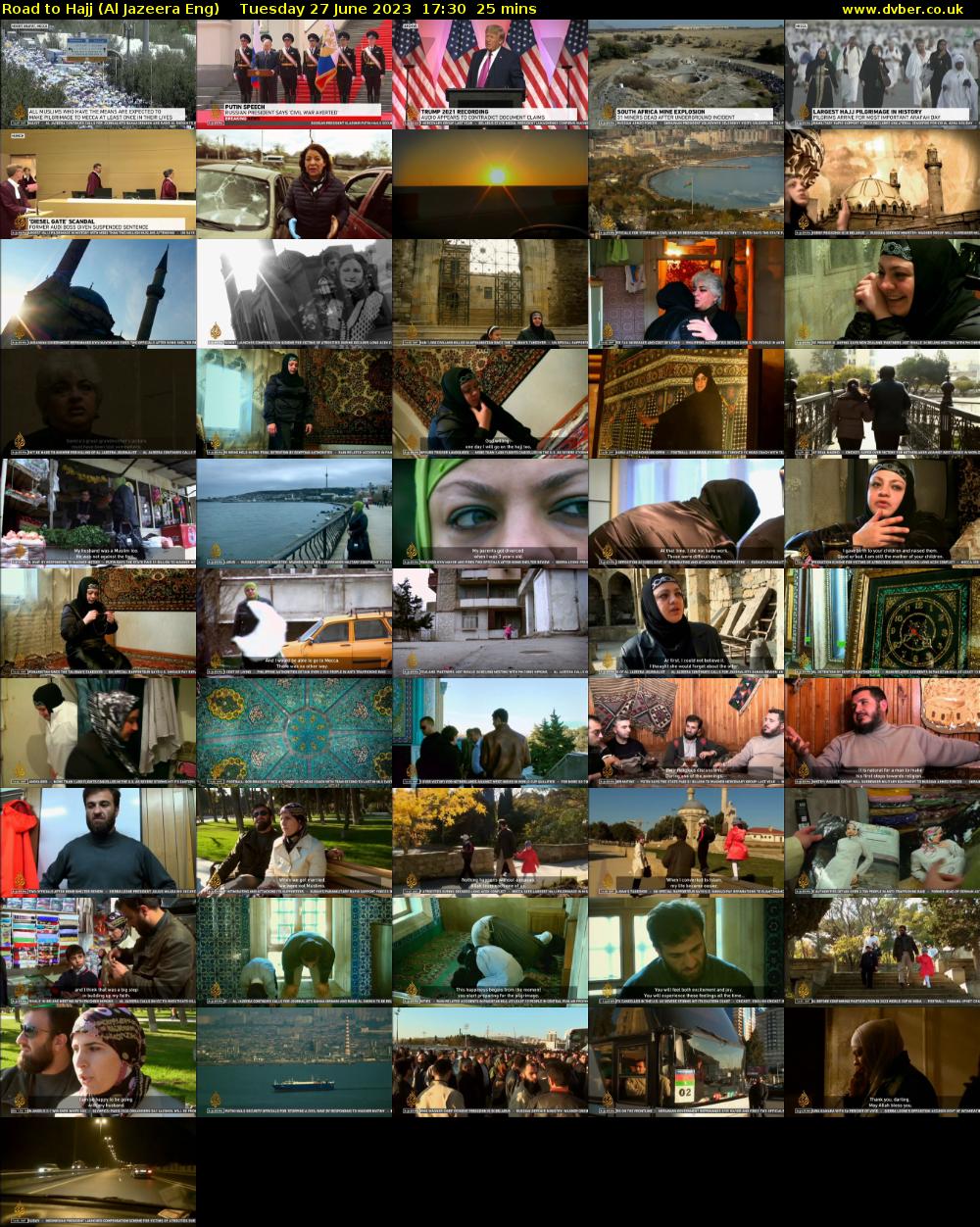 Road to Hajj (Al Jazeera Eng) Tuesday 27 June 2023 17:30 - 17:55