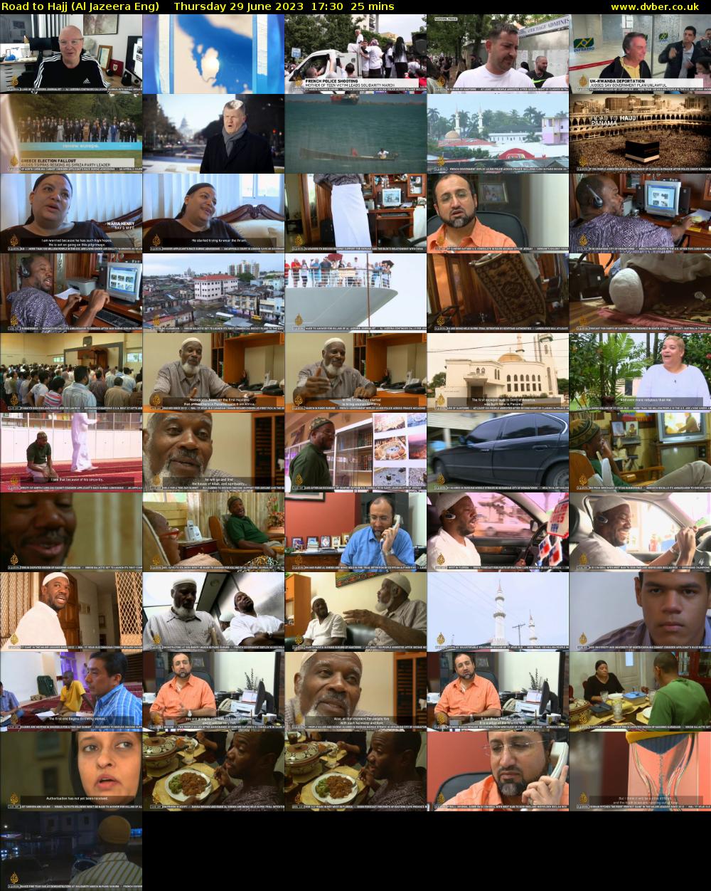 Road to Hajj (Al Jazeera Eng) Thursday 29 June 2023 17:30 - 17:55