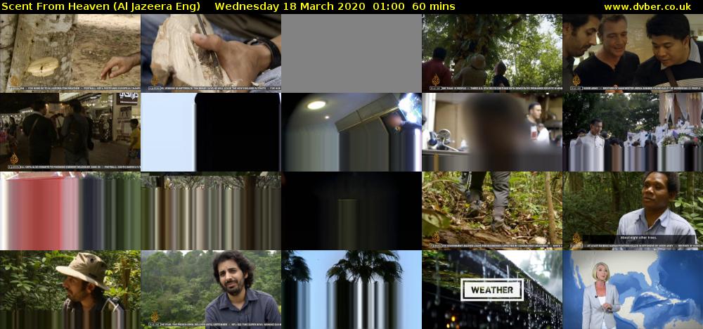 Scent From Heaven (Al Jazeera Eng) Wednesday 18 March 2020 01:00 - 02:00