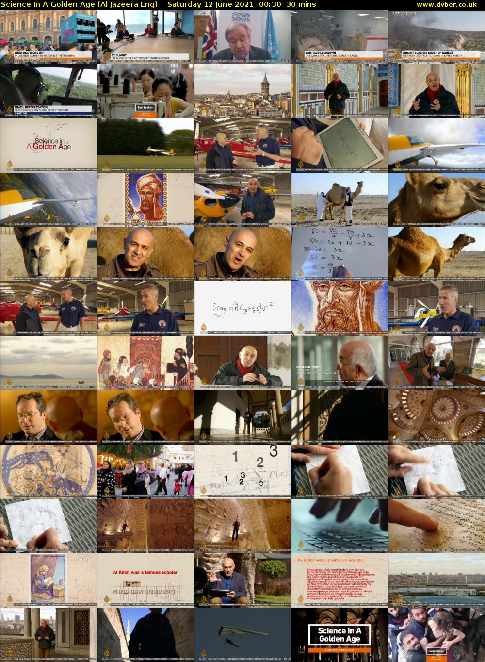 Science In A Golden Age (Al Jazeera Eng) Saturday 12 June 2021 00:30 - 01:00