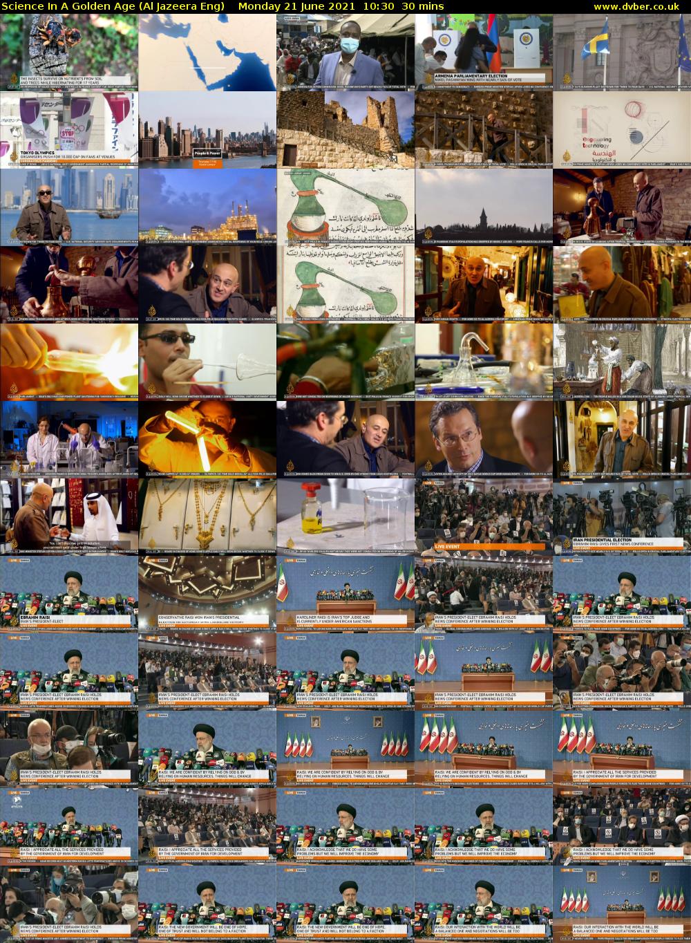 Science In A Golden Age (Al Jazeera Eng) Monday 21 June 2021 10:30 - 11:00