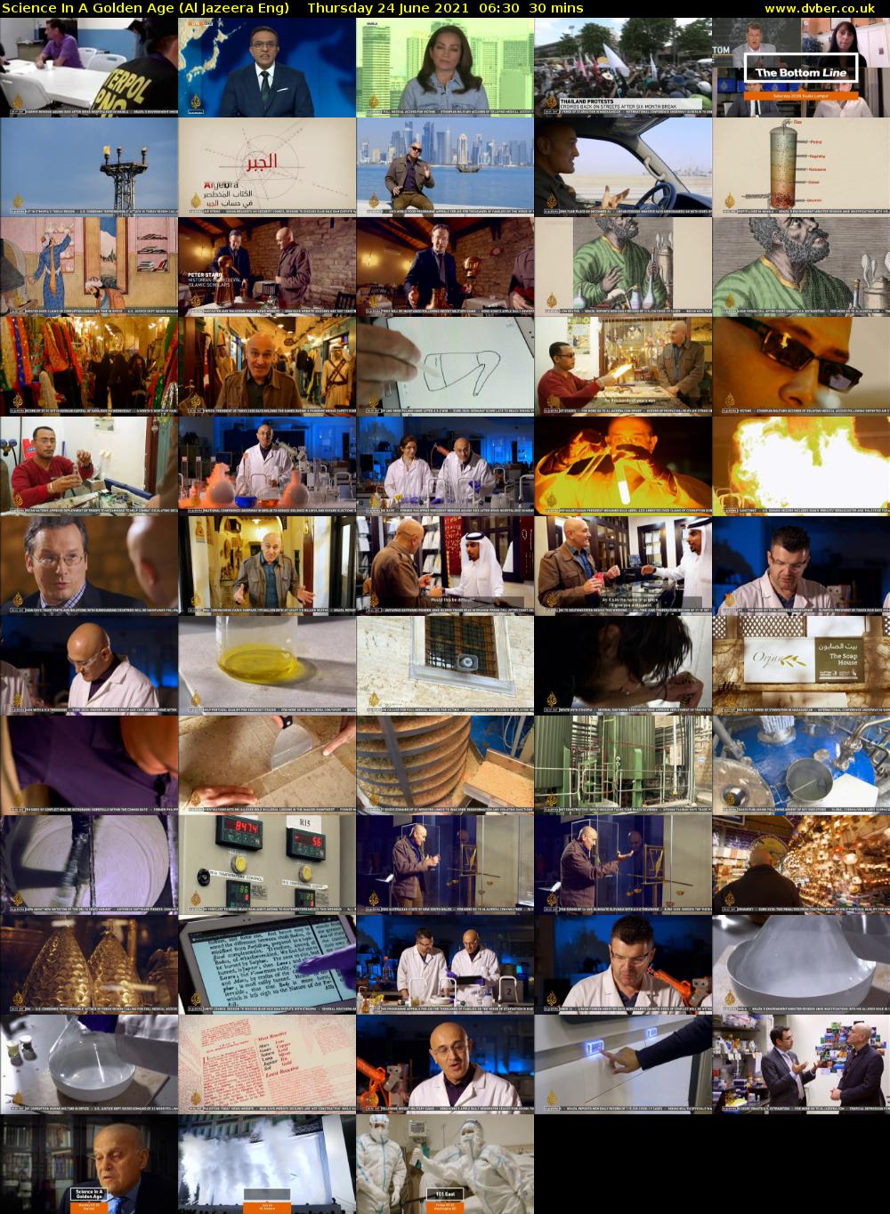 Science In A Golden Age (Al Jazeera Eng) Thursday 24 June 2021 06:30 - 07:00
