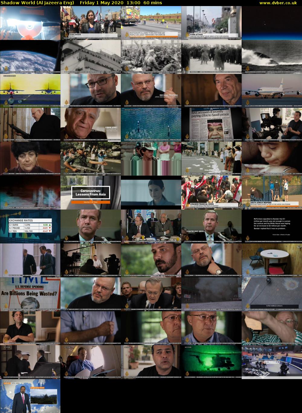 Shadow World (Al Jazeera Eng) Friday 1 May 2020 13:00 - 14:00