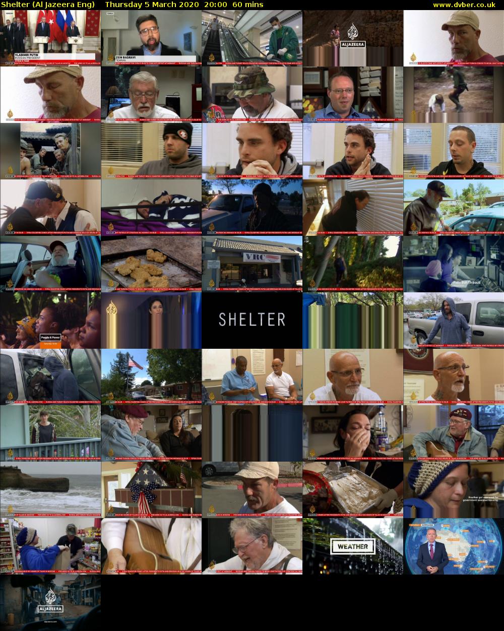 Shelter (Al Jazeera Eng) Thursday 5 March 2020 20:00 - 21:00