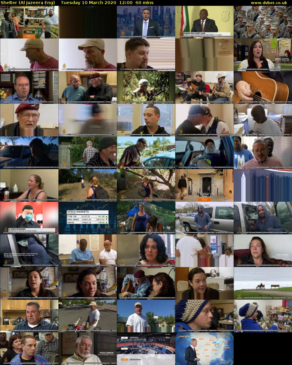 Shelter (Al Jazeera Eng) Tuesday 10 March 2020 12:00 - 13:00