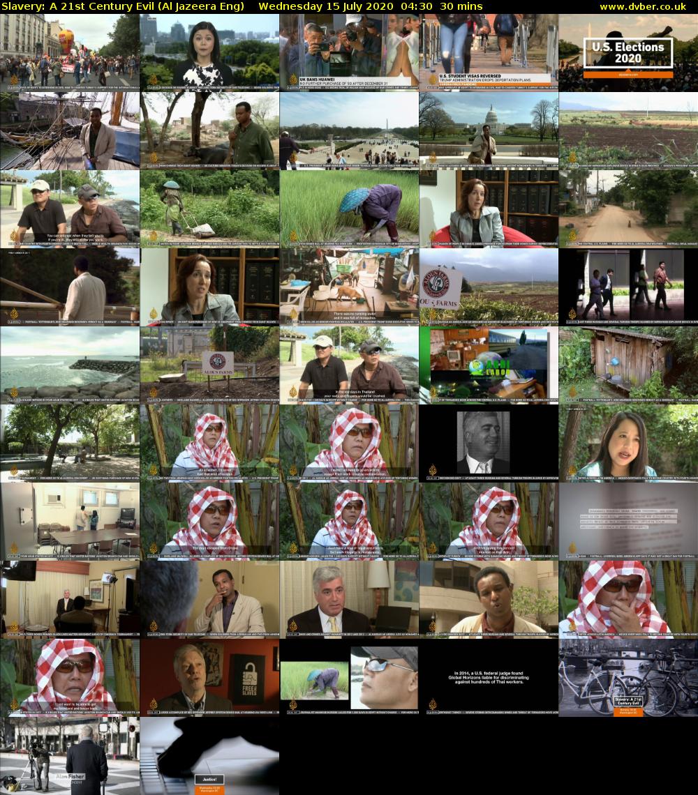 Slavery: A 21st Century Evil (Al Jazeera Eng) Wednesday 15 July 2020 04:30 - 05:00
